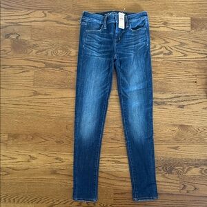 American Eagle Outfitters Dark Blue Skinny Jeans